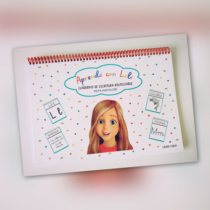 Aprende con Luli - Cuaderno de escritura reutilizable